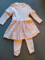 Roze jurk + legging Gymp - maat 86, Kinderen en Baby's, Babykleding | Maat 86, Meisje, Gymp, Ophalen of Verzenden, Zo goed als nieuw