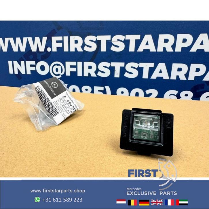 A0999088400 Mercedes KENTEKEN VERLICHTING SET W204 W212 W169, Auto-onderdelen, Verlichting, Mercedes-Benz, Gebruikt, Ophalen of Verzenden