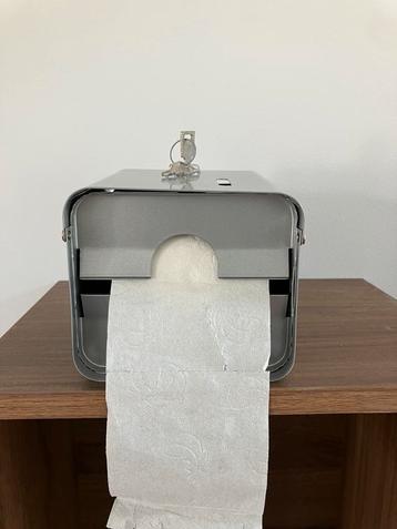 1 Rossignol PH roestvrijstalen toiletroldispenser. beschikbaar voor biedingen