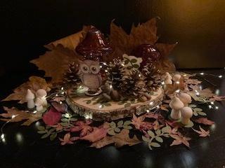 tafelversiering herfst, Hobby en Vrije tijd, Feestartikelen, Zo goed als nieuw, Versiering, Ophalen