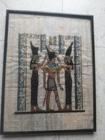 Egyptische papyrus in kader., Antiek en Kunst, Ophalen