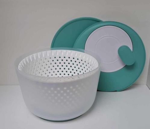 Tupperware™ « SlaChef » Saladespinner - wit en groen, Huis en Inrichting, Keuken | Tupperware, Nieuw, Overige typen, Groen, Wit
