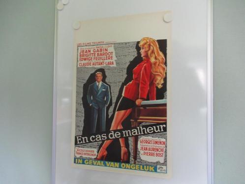 Affiche du film EN CAS DE MALHEUR, Collections, Posters & Affiches, Comme neuf, Cinéma et TV, A1 jusqu'à A3, Rectangulaire vertical