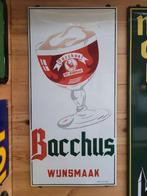 Emaille bord reclamebord Bacchus, Enlèvement, Panneau publicitaire