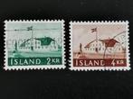 Ijsland 1958 - oude regeringsgebouwen, Postzegels en Munten, Postzegels | Europa | Scandinavië, IJsland, Ophalen of Verzenden