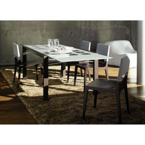 Uitschuifbare eettafel Extensia van designmerk Ligne Roset, Huis en Inrichting, Tafels | Eettafels, Zo goed als nieuw, 50 tot 100 cm