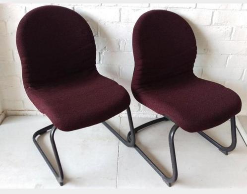 Twee Stoelen - Steelcase Strafor, Huis en Inrichting, Stoelen, Gebruikt, Twee, Zwart, Ophalen