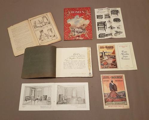 verzameling van 7 oude meubelcatalogussen (begin 1900), Livres, Catalogues & Dépliants, Catalogue, Enlèvement