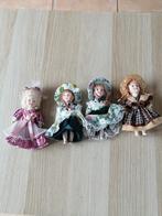set van 4 popjes, Antiek en Kunst, Ophalen of Verzenden