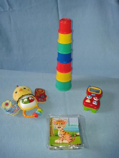 4 delige set speelgoed, Kinderen en Baby's, Speelgoed | Houten speelgoed, Gebruikt, Overige typen, Ophalen of Verzenden