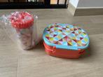 Set met brooddoos, bestek en drinkbeker, Kunststof, Nieuw, Ophalen of Verzenden, Vaatwasserbestendig