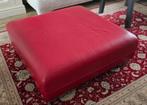pouf en cuir rouge gratuit 100 x 100 cm, Enlèvement