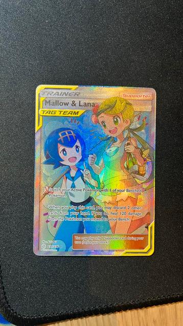 Mallow & Lana 231/236 Pokémon kaart beschikbaar voor biedingen