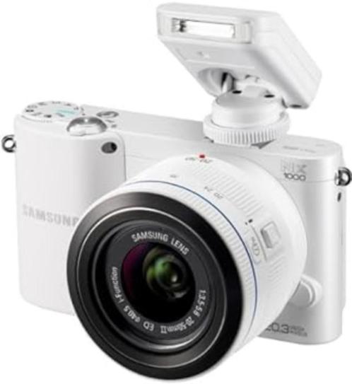 Samsung nx1000 + 20-50mm II ED iFn  (body en lens wit), Audio, Tv en Foto, Fotocamera's Digitaal, Zo goed als nieuw, Compact, Samsung