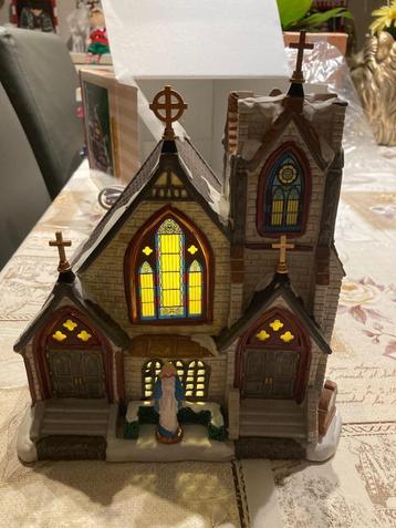 Lemax - st. Matthew’s Church ( kerstdorp ) beschikbaar voor biedingen