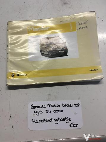 Renault Master Bestel 1.9 D 2400101 2008 Instructieboekje beschikbaar voor biedingen