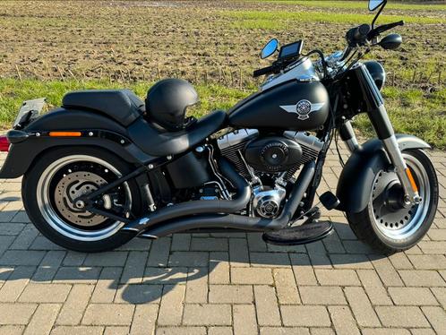 Harley Davidson FLSTFB FATBOY SPECIAL ( mat zwart ), Motos, Motos | Harley-Davidson, Particulier, Tourisme, plus de 35 kW, 2 cylindres