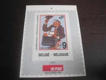 vintage kalender post stripfiguren 1995 beschikbaar voor biedingen