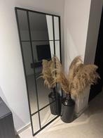 Zwarte spiegel, Huis en Inrichting, Woonaccessoires | Kamerschermen, Ophalen, Gebruikt