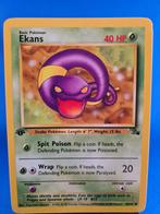 Ekans 46/62 - Fossil (1st edition), Hobby en Vrije tijd, Verzamelkaartspellen | Pokémon, Verzenden, Gebruikt