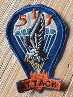 patch de poitrine du 517em reg airborne us ww2, Collections, Enlèvement ou Envoi