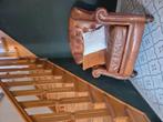 Vintage zetel leder, Huis en Inrichting, Zetels | Zetels, Ophalen, Gebruikt, Eenpersoons, Leer