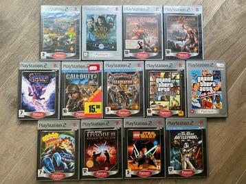 PS2 games in goede staat te koop. disponible aux enchères