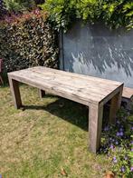 Tuintafel, Tuin en Terras, Tuintafels, Ophalen, Gebruikt, Rechthoekig, Hout