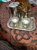 Set koffie zonder de glazen, Ophalen