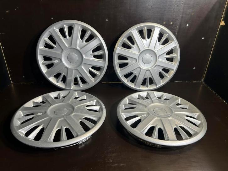 4 wieldoppen Peugeot Citroën Renault 14", Auto diversen, Wieldoppen, Zo goed als nieuw, Ophalen of Verzenden