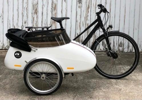 Lichtgewicht Scandinavian Zijspan voor Fiets, Fietsen en Brommers, Fietsaccessoires | Aanhangwagens en Karren, Zo goed als nieuw