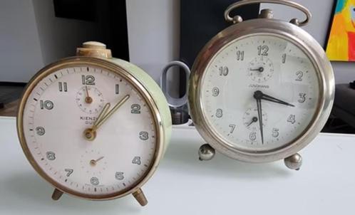 2 Réveils Vintage, Antiquités & Art, Antiquités | Horloges, Enlèvement ou Envoi