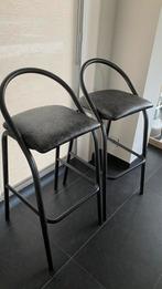 2 barstoelen, Ophalen, Gebruikt, Met voetsteun, 60 tot 90 cm
