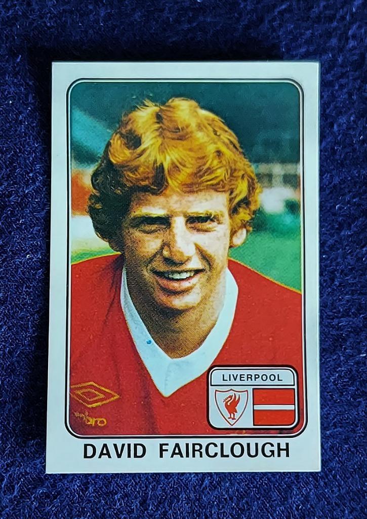 Panini sticker voetbal ' F England 1979 - David Fairclough ', Hobby en Vrije tijd, Stickers en Plaatjes, Nieuw, Sticker, Ophalen of Verzenden