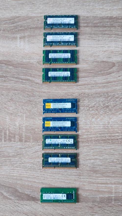 Mémoire RAM SODIMM pour PC portable (DDR4/DDR3/DDR2), Computers en Software, RAM geheugen, Zo goed als nieuw, Ophalen