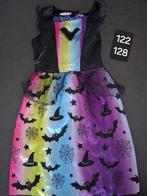 Verkleedkledij heksenjurkje maat 122 128 halloween, Ophalen of Verzenden, Zo goed als nieuw