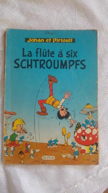 BD la flûte à 6 Schtroumpfs Johan Pirlouit EO 1960 beschikbaar voor biedingen