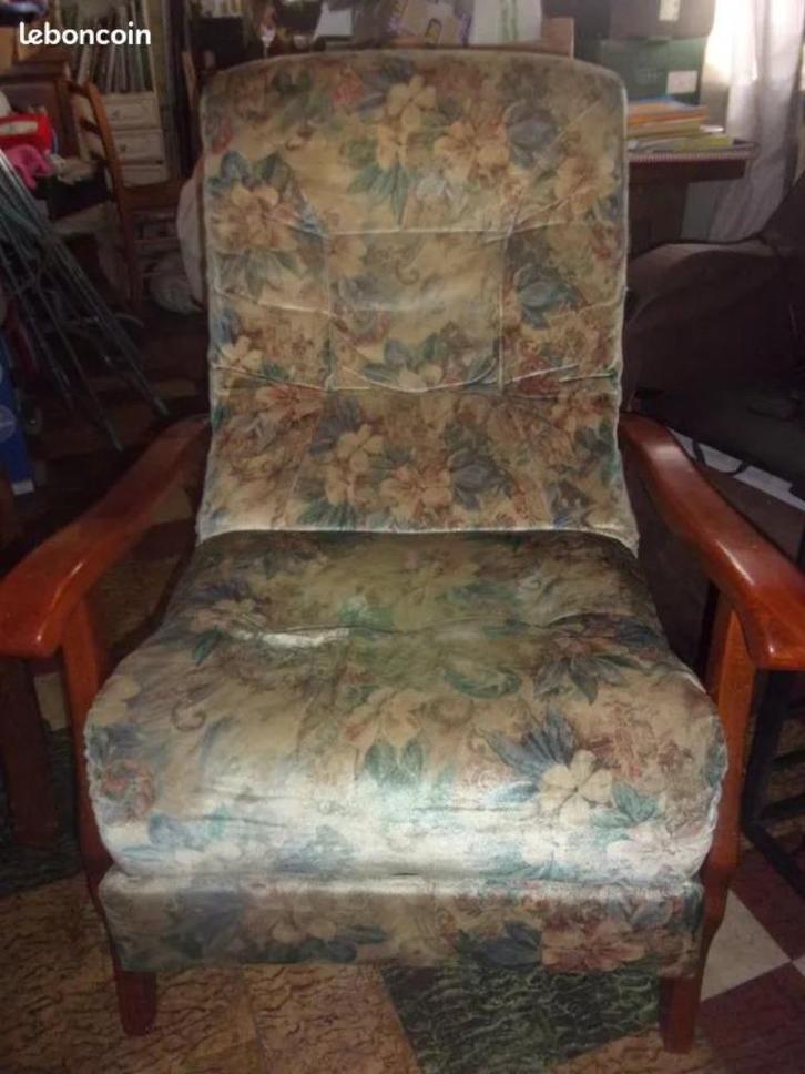 antieke zachte relaxfauteuil, Antiek en Kunst, Antiek | Meubels | Stoelen en Sofa's, Ophalen