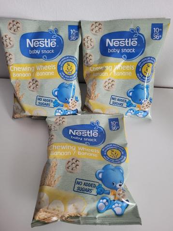 Nestlé baby snack chewing wheels banaan nestle 10-36m beschikbaar voor biedingen