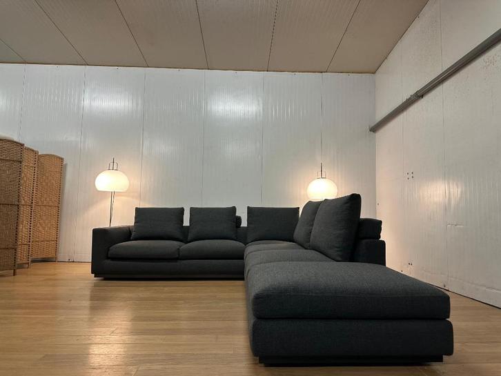 Nieuwstaat Minotti Andersen Hoekbank – NP: €27.500, Huis en Inrichting, Zetels | Zetels, Zo goed als nieuw, Hoekbank, Vierpersoons of meer