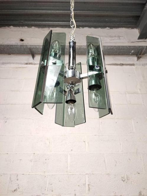 Vintage hanglamp Veca Italia, Antiek en Kunst, Antiek | Verlichting, Ophalen of Verzenden