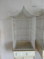 Cage d’oiseau décorative blanche, Animaux & Accessoires, Enlèvement, Utilisé, Métal, Cage à oiseaux