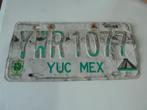 Autokenteken / kentekenplaat: Yucatan, Mexico, Verzamelen, Gebruikt, Ophalen of Verzenden