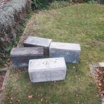 4 stevige betonlokken, Ophalen, Gebruikt