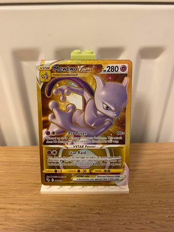 Mewtwo Vstar Gold 086/078 - Carte Pokémon, Enlèvement ou Envoi, Neuf, Cartes en vrac, Foil