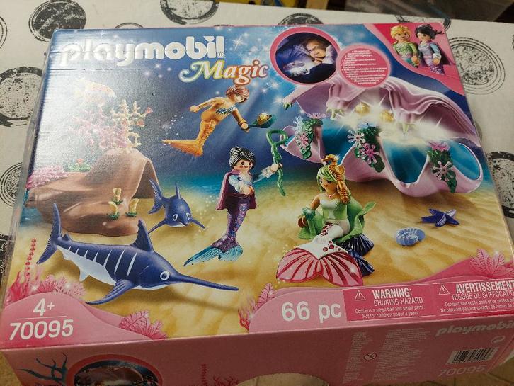Playmobil 70095 Schelp met zeemeerminnen, Enfants & Bébés, Jouets | Playmobil, Comme neuf, Ensemble complet, Enlèvement ou Envoi