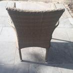 5 tuinstoelen met licht grijze zitkussentjes., Tuin en Terras, Tuinstoelen, Ophalen, Gebruikt, Overige materialen, Stapelbaar