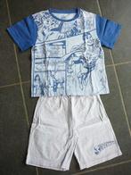 Superman blauwe zomerpyjama: T-shirt met short, Vêtements de nuit ou Sous-vêtements, Utilisé, Garçon, Enlèvement ou Envoi