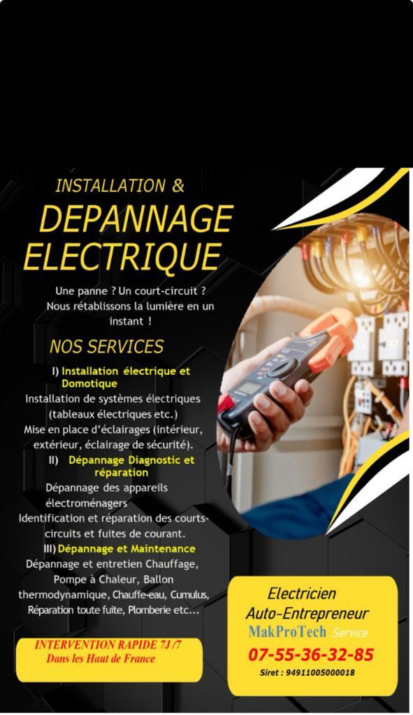 Électricien auto-entrepreneur à votre services, Vacatures, Vacatures | Elektriciens
