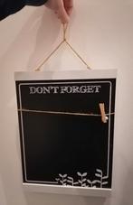Krijt (memo) bord - “don't forget”, Ophalen of Verzenden, Zo goed als nieuw, Krijtbord
